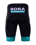 BONAVELO Pantaloni scurți de ciclism fără bretele - BORA 2019 KIDS - negru