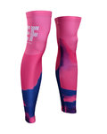BONAVELO Încălzitoare de picioare pentru ciclism - EDUCATION FIRST 2019 - roz/albastru