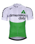BONAVELO Tricou de ciclism cu mânecă scurtă - DIMENSION DATA 2019  - verde/alb