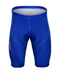BONAVELO Pantaloni scurți de ciclism fără bretele - QUICKSTEP 2019 - albastru