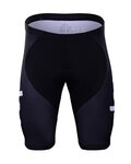 BONAVELO Pantaloni scurți de ciclism fără bretele - SKY 2019 - negru