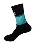 Șosete clasice de ciclism - BORA 2019 - verde/negru