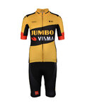 BONAVELO Tricoul și pantaloni scurți de ciclism - JUMBO-VISMA '20 KIDS - galben/negru