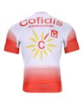 BONAVELO Tricou de ciclism cu mânecă scurtă - COFIDIS 2020 - alb/roșu