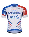 BONAVELO Tricou de ciclism cu mânecă scurtă - GROUPAMA FDJ 2020 - roșu/albastru/alb