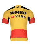 BONAVELO Tricou de ciclism cu mânecă scurtă - JUMBO-VISMA 2020 - galben/negru