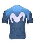 BONAVELO Tricou de ciclism cu mânecă scurtă - MOVISTAR 2020 - albastru