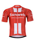 BONAVELO Tricou de ciclism cu mânecă scurtă - SUNWEB 2020 - roșu