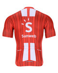 BONAVELO Tricou de ciclism cu mânecă scurtă - SUNWEB 2020 - roșu