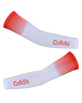 BONAVELO Încălzitoare de braț pentru ciclism - COFIDIS 2020 - roșu/alb
