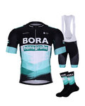 BONAVELO Mega set de ciclism - BORA 2020 - verde/negru