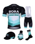 BONAVELO Mega set de ciclism - BORA 2020 - alb/verde/negru