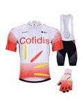 BONAVELO Mega set de ciclism - COFIDIS 2020 - alb/roșu