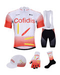 BONAVELO Mega set de ciclism - COFIDIS 2020 - alb/roșu