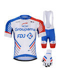 BONAVELO Mega set de ciclism - GROUPAMA FDJ 2020 - albastru/alb