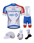 BONAVELO Mega set de ciclism - GROUPAMA FDJ 2020 - alb/roșu/albastru