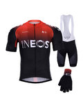 BONAVELO Mega set de ciclism - INEOS 2020 - negru/roșu