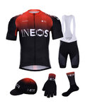 BONAVELO Mega set de ciclism - INEOS 2020 - negru/roșu