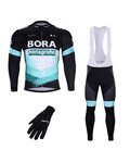 BONAVELO Mega set de ciclism - BORA 2020 WNT - alb/verde/negru