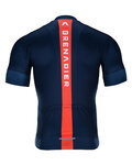 BONAVELO Tricoul și pantaloni scurți de ciclism - INEOS GRENADIERS '21 - roșu/albastru