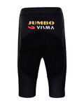 BONAVELO Tricoul și pantaloni scurți de ciclism - JUMBO-VISMA 2021 - negru/galben