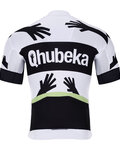 BONAVELO Tricoul și pantaloni scurți de ciclism - QHUBEKA ASSOS 2021 - verde deschis/alb