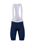 BONAVELO Pantaloni scurți de ciclism cu bretele - QUICKSTEP 2021 - albastru