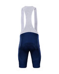 BONAVELO Pantaloni scurți de ciclism cu bretele - QUICKSTEP 2021 - albastru