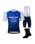 BONAVELO Mega set de ciclism - QUICKSTEP 2022 - alb/albastru
