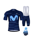 BONAVELO Mega set de ciclism - MOVISTAR 2022 - albastru/alb