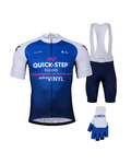 BONAVELO Mega set de ciclism - QUICKSTEP 2022 - alb/albastru
