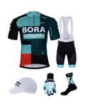BONAVELO Mega set de ciclism - BORA 2022 - alb/verde/negru