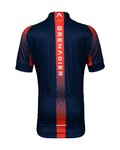 BONAVELO Tricoul și pantaloni scurți de ciclism - INEOS 2022 KIDS - albastru/roșu