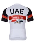 BONAVELO Tricou de ciclism cu mânecă scurtă - UAE 2022 - negru/roșu/alb
