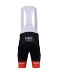 BONAVELO Tricoul și pantaloni scurți de ciclism - UAE 2022 - alb/negru