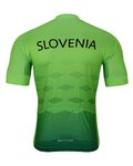 BONAVELO Tricoul și pantaloni scurți de ciclism - SLOVENIA ll. - albastru/verde