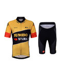 BONAVELO Tricoul și pantaloni scurți de ciclism - JUMBO-VISMA 2022  - galben/negru