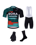 BONAVELO Mega set de ciclism - BORA 2023 - roșu/negru/verde