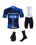 BONAVELO Mega set de ciclism - GROUPAMA FDJ 2025 - alb/albastru/negru/roșu