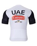 BONAVELO Tricou de ciclism cu mânecă scurtă - UAE 2023 - alb/roșu/negru