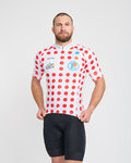 BONAVELO Tricou de ciclism cu mânecă scurtă - TOUR DE FRANCE 2026 - roșu/alb