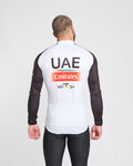 BONAVELO Tricou de cilism pentru iarnă cu mânecă lungă - UAE 2024 WINTER - alb/roșu/negru