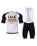 BONAVELO Tricoul și pantaloni scurți de ciclism - UAE 2023 - negru/alb