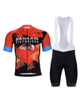 BONAVELO Tricoul și pantaloni scurți de ciclism - B.VICTORIOUS 2023 - roșu/negru