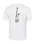 ROCDAY Tricou de ciclism cu mânecă scurtă - PINE - alb