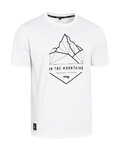 ROCDAY Tricou de ciclism cu mânecă scurtă - SUMMIT - alb