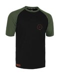 ROCDAY Tricou de ciclism cu mânecă scurtă - ROOST - verde/negru