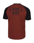 ROCDAY Tricou de ciclism cu mânecă scurtă - PARK - roșu/negru