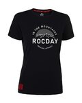 ROCDAY Tricou de ciclism cu mânecă scurtă - MONTY LADY - negru