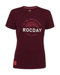 ROCDAY Tricou de ciclism cu mânecă scurtă - MONTY LADY - bordo